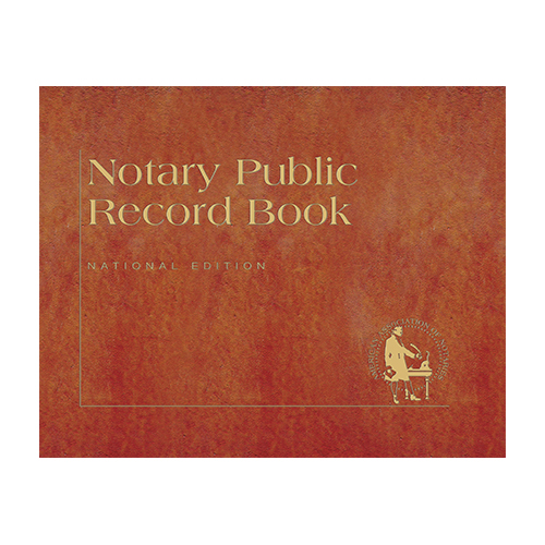 Mississippi Notary Public Journal (Record Book) - Traditional Brown Cover