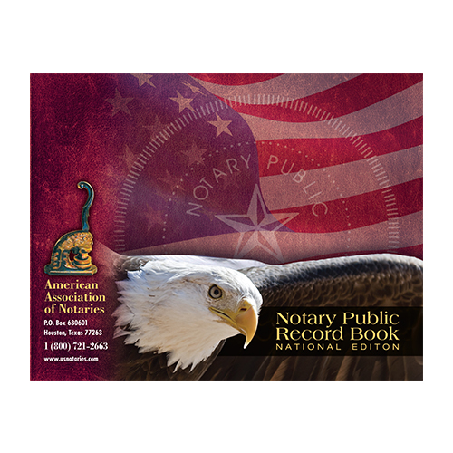 Mississippi Notary Public Journal (Record Book) - Eagle & U.S. Flag Cover